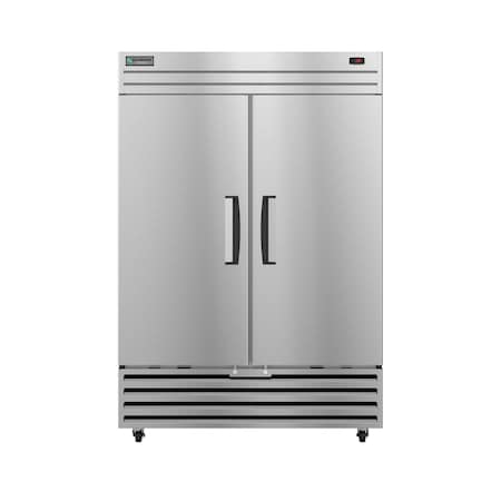 Hoshizaki Freezer, Two Section Upright, Full Stainless Doors with Lock,  EF2A-FS